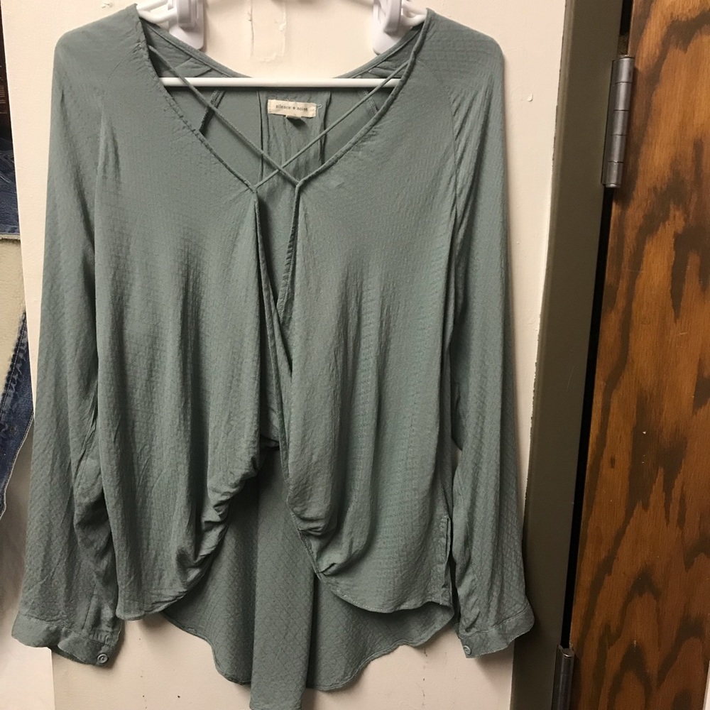 SILENCE + NOISE Surplice Long-Sleeve